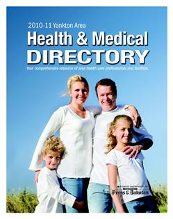 2010 Health & Medical Directory